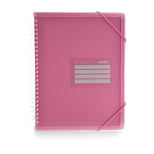 Pasta com Elástico V7 Cpa520-100 Rosa (A5 - Capacidade: 80 folhas) Fraga Import - Pastas Organizadoras - 80 folhas, A5, rosa