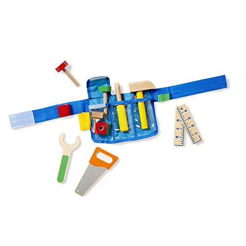Jogo de Tabuleiro MELISSA & DOUG Deluxe Wooden Tool Belt Set Melissa & Doug - Brinquedos - jogo, tabuleiro, wooden, tool belt