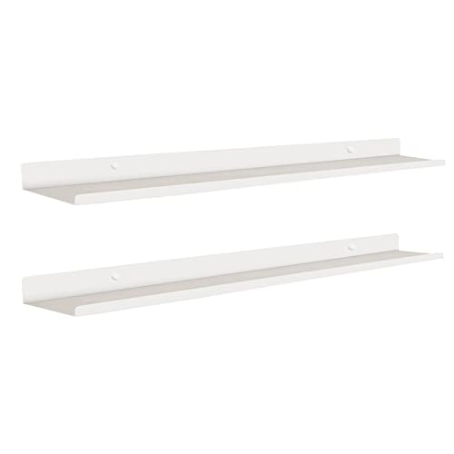 Estantes de Parede MILUKA Pack 2 Estante Pared Flotante 110 cm MILUKA - Prateleiras de parede e ledges - 110 cm, flutuante, resistente, elegante