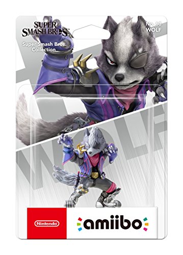 Figura NINTENDO Amiibo - Super Smash Bros. (Wolf) Nintendo - Acessórios para consoles de videogame - amiibo, Super Smash Bros, wolf