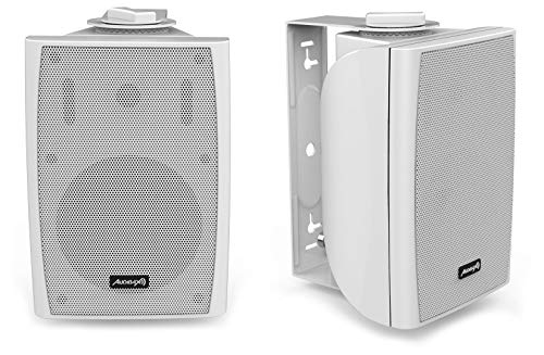Colunas Monitoras AUDIBAX Elipse 6 Branco Audibax - Alto-falantes - colunas monitoras, audibax elipse 6, branco, potência 50w