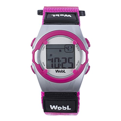 Relógio de alarme para crianças WOBL Rosa (Idade Mínima Recomendada: 3 anos) WobL - Relógios - alarme, vibração, crianças, surdo