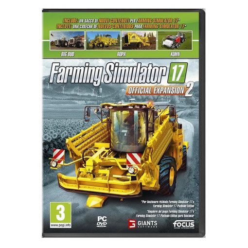 Jogo PC Farming Simulator 17: Official Expansion 2 (Ação - Idade Mínima: 3) Digital bros - Software de jogos de vídeo - farming simulator, expansão oficial, ação