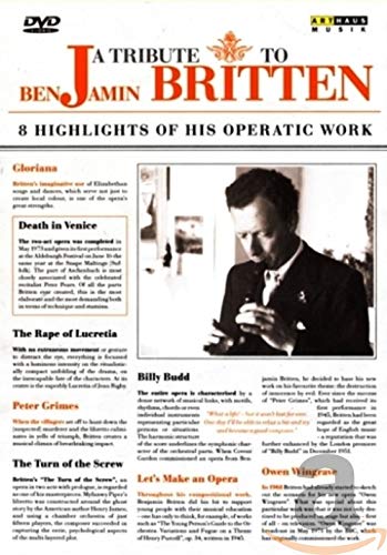 DVD Benjamin Britten - A Tribute To... (Edição em Espanhol) Arthaus Musik - Dvds de filmes e programas de televisão - dvd, tributo, benjamin britten