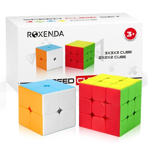Conjunto de Cubos de Velocidade Roxenda Speed Cube Set Roxenda - Quebra-cabeças mecânicos - conjunto, cubos de velocidade, roxenda, speed cube set, magic cube