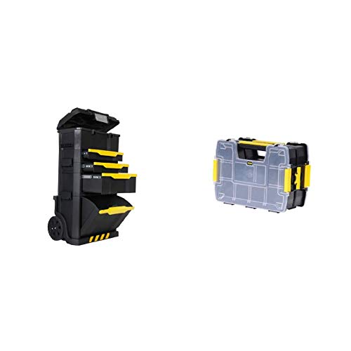 Caixa para ferramentas STANLEY 1-79-206 (Plástico - Preto) STANLEY - Caixas de ferramentas - plástico, preto, 1,4 kg, 500x360x680 mm