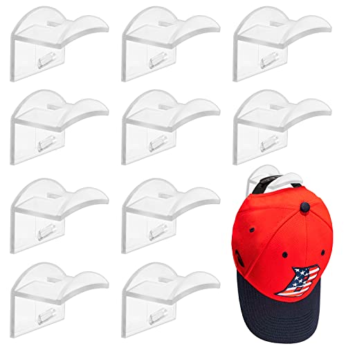 Vibbang 10 Suporte de Chapéu de Beisebol Transparente Vibbang - Ganchos de utilidade - suporte, chapeu, transparente