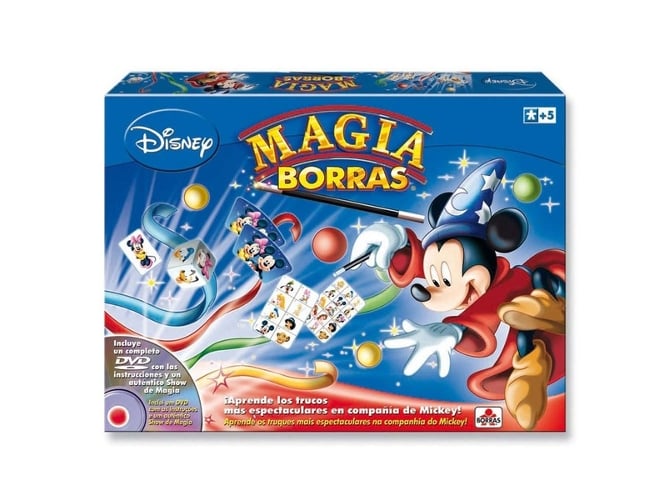 DVD Educa Borras Disney Mickey Magic (Edição em Espanhol) TBD - Jogos - mágica, mickey mouse, espanhol