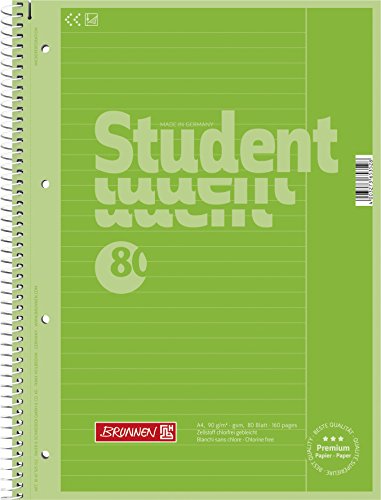 Caderno e Bloco de Notas Brunnen | Azul (Cadernos e Blocos de Notas) Baier & Schneider GmbH & Co. KG - Cadernos e bloco de notas - capa rígida, páginas lisas, design moderno, tons azuis