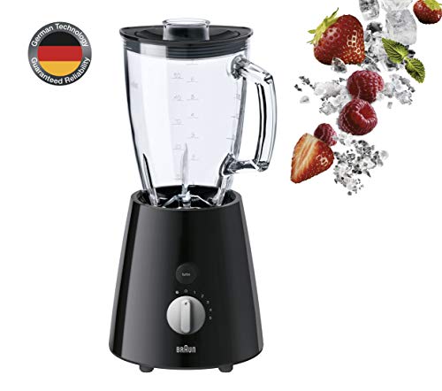Liquidificadora BRAUN JB 3060 (1000 ml - 750 W) Braun - Eletrodomésticos de cozinha - 1000 ml, 750 W, 5 velocidades, vidro