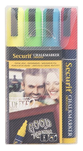 Conjunto de Marcadores de Giz SECURIT Medium 2-6 mm Sortido SECURIT - Marcadores e marcadores de texto - conjunto, marcadores, giz, securit, medium, 2.6 mm