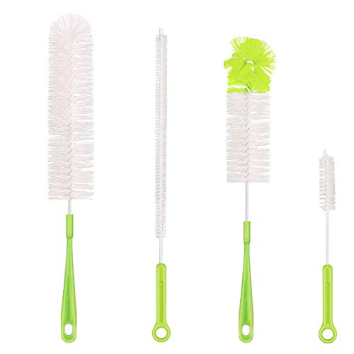 Conjunto de Escovas para Bebidas Qisan Verde 4 Peças Qisan - Escovas de limpeza - conjunto, escovas, bebidas, verde, 4 peças