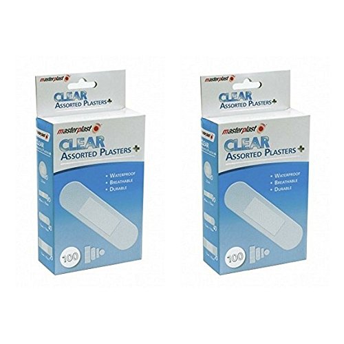 Etiquetas Adesivas MASTERPLAST Transparente (200 unidades) Masterplast - Fita médica e bandagens - transparente, 200 unidades