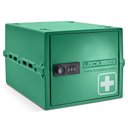 Caixa de Armazenamento LOCKABOX One Verde Lockabox - Armários médicos - caixa, armazenamento, lockabox, verde