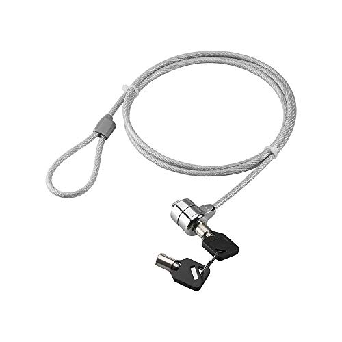 Cadeado Antirroubo GOOBAY 93037 | Preto (Ferragens) Goobay - Fechaduras e chaves - antirroubo, metal resistente, chave de plástico