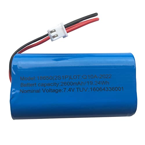Bateria Recarregável Aolikes Power Cell com Encaixe XH2.54-2pin AOLIKES - Baterias para tablets - recarregável, XH2.54-2pin, 2600 mAh