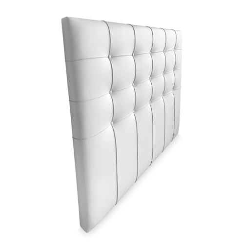 Almofada Cabeceira MATTFY Berlin Branco (145x120cm) mattfy - Cabeceiras e peseiras - polipiel, madeira de pinho, espuma, fibras