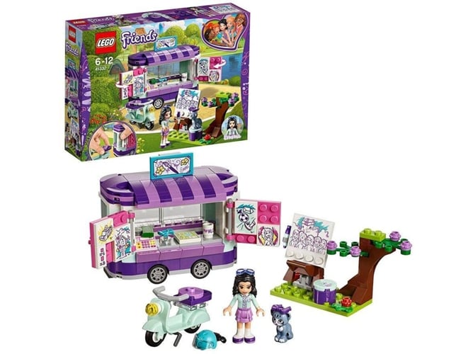 LEGO Friends 41332 Emma's Art Studio (Jogos de Construção) LEGO - Blocos de encaixe - lego, amigas, arte, estúdio