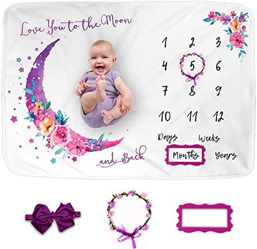 Manta LUKA & LILY Months For Baby Woman (150 x 100 cm) Arteo LLC - Roupa de cama - manta, 150x100 cm, bebé