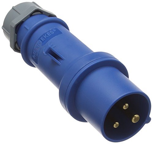Mennekes 148A tomada e protector de energia Azul MENNEKES - Terminais e conectores de fio - ficha de parede, 2-pole, 3-pole, azul