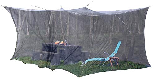 Rede Anti-Mosquito INFACTORY Preto (300x500x250cm) Infactory - Agricultura - anti-mosquitos, xxl, mala cerrada, proteção