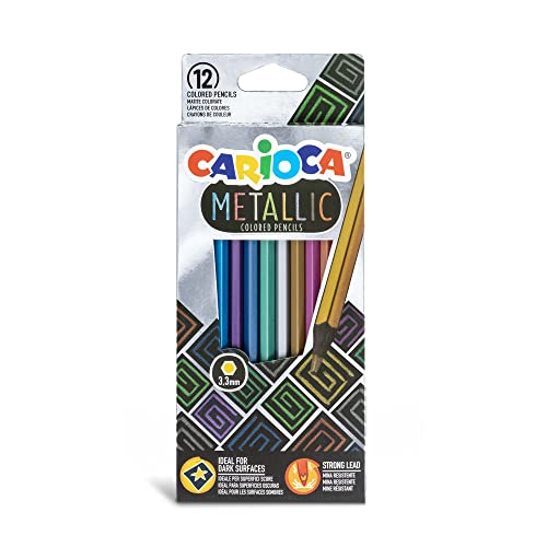 Lapiseira CARIOCA 12 Unidades (Multicor - Metal) Carioca - Lápis - multicor, metal, 12 unidades