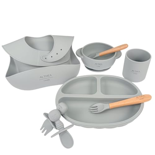 Conjunto de Refeição ALTHEA LIVING 8 Peças Cinza Althea Living - Jogos de jantar - 8 peças, cinza, refeição