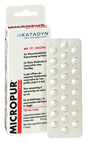 Filtro para Biberão KATADYN Micropur Forte Mf 1T Katadyn - Filtros e purificadores de água portáteis - micropur forte, prata, viagem, acampamento