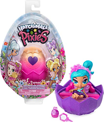 Figura de Ação SPIN MASTER Hatchimals CollEGGtibles Pixies Spin Master - Brinquedos - 4 cm, animais que nascem de um ovo, transformam-se em brinquedos coleccionáveis, crianças maiores de 5 anos