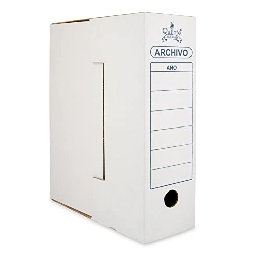 Arquivador QUIJOTE PACK 25 CAJAS DE ARCHIVO DEFINITIVO Quijote Paper World - Arquivamento e organização - arquivador, quijote pack, 25 caixas, definitivo