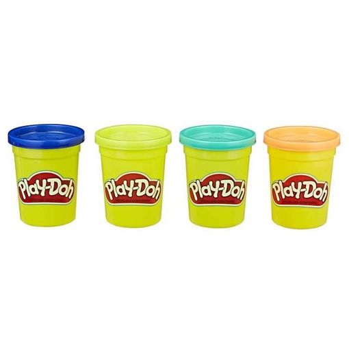 Conjunto de 4 Tintas de Modelar PLAY-DOH Nature Colors Hasbro - Massa de modelar e putty - 112g, cores naturais, dermatologicamente testada