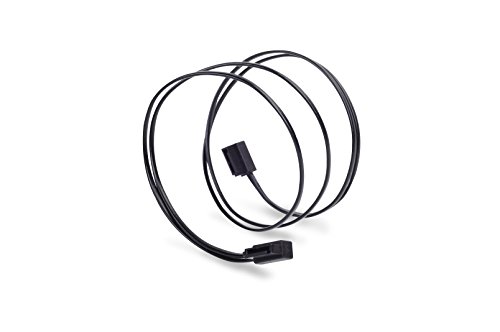 Cabo de Dados SILVERSTONE (SATA - 50 cm - Preto) Silverstone - Cabos de armazenamento e transferência de dados - sata, 50 cm, preto