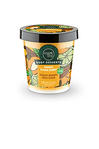 Esfoliante Corporal Orgânico Shop Sorvete De Manga 450 Ml Organic Shop - Banho e corpo - corporal, orgânico, 450 ml