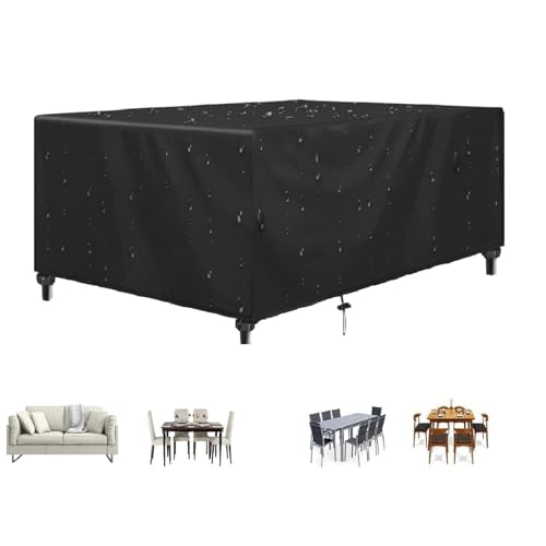 Capa de Jardim 3D em Tecido Oxford Preto 350X230X100Cm Zhaoyang Art - Peças e acessórios para secretárias - 3D, oxford, 350x230x100cm, tecido poliéster, resistente