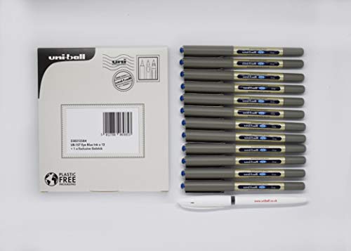 Caneta de Feltro UNI-BALL Eye (0.7 mm - Azul) Mitsubishi Pencil Company Ltd - Canetas - 0.7 mm, feltro, azul, uni-ball