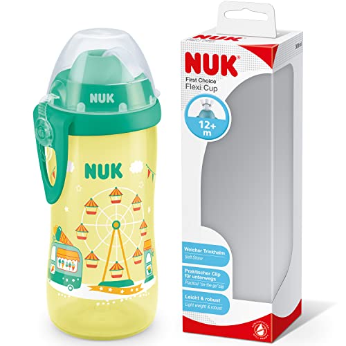 Garrafa NUK First Choice+ Flexi Cup Amarelo MAPA GMBH - Canecas - 300 ml, flexível, sem BPA, removível