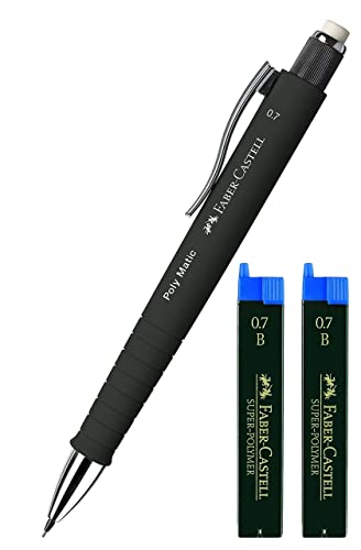 Lápis Graphite FABER-CASTELL Poly Matic 133353 Faber-Castell - Lápis - grafite, desenho, esboço, formato triangular