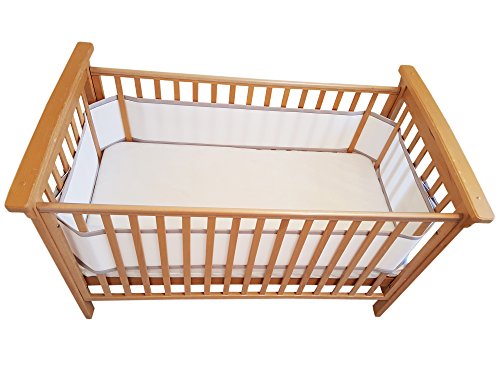 Protetor de Berço Transpirável 4 Caras AiRoya Innovatis Solutions ltd - Móveis para bebês e crianças pequenas - transpirável, 4 caras, superfície macia, lavável