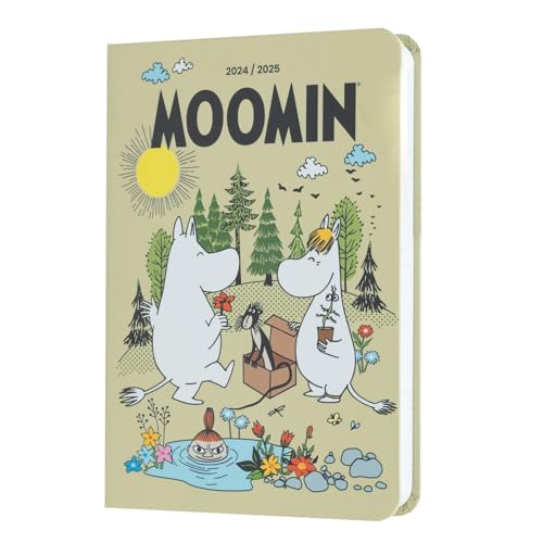 Agenda Escolar ERIK EDITORES Moomin (A6 - 2024/2025 - Semanal - 14.8x21cm) Grupo Erik - Calendários, organizadores e planejadores - agenda escolar, erik editores, moomin, A6, semanal, 14.8x21cm