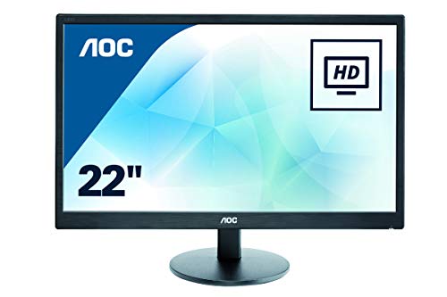 Monitor Essencial AOC E2270SWN (22'' - 4 ms - LED - 1920x1080 - FullHD) AOC - Monitores de computador - 22 polegadas, led, full hd, 4 ms