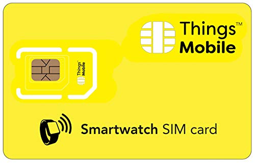 Cartão SIM para Relógio Inteligente THINGS Mobile Things Mobile - Óculos inteligentes - cartão SIM, relógio inteligente, chamadas, mensagens