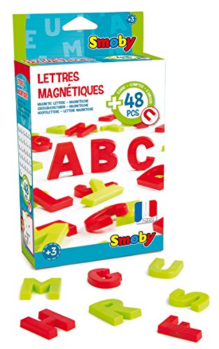 Brinquedo educativo Smoby 430100 | Verde, Vermelho Smoby - Fabricação - metal magnético, letras, cozinha, tábua de escrever