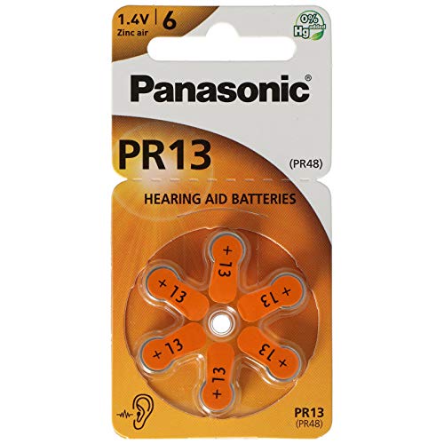 Pilha PANASONIC BP-TRC3 (Para Auscultadores) Panasonic Typ 13 - Baterias de uso geral - 310 mAh, auscultadores, 1,4 V, 6 unidades