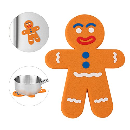 Balvi 1000 Magnética Silicone The Man Cookie Balvi - Descansos de panela - magnético, silicone, resistente, altas temperaturas