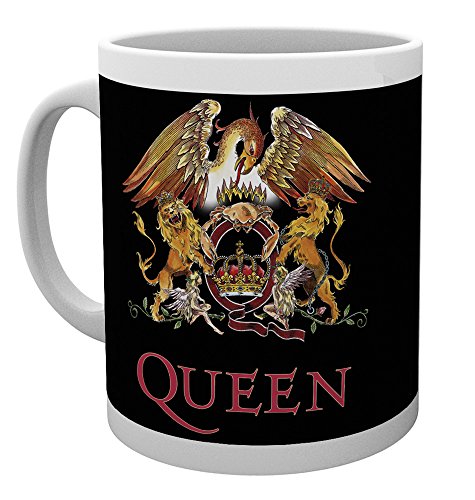 Caneca de Porcelana para Crianças GB POSTERS Queen Colour Crest Queen - Copos e canecas - porcelana, crianças, 30 cl, resistente