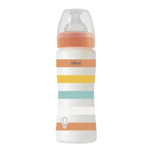 Biberão CHICCO Well-being (330 ml - Laranja) Chicco - Biberões - 330 ml, laranja, ergonômico, alimentação