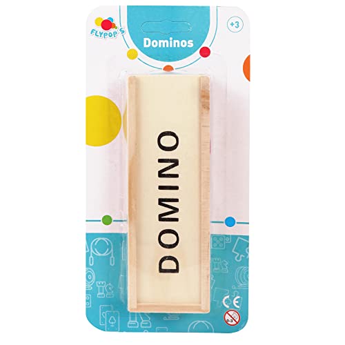 Jogo de tabuleiro FLYPOP'S Dominos (3 anos) MGM - Jogos - dominoes, peças coloridas, 3 anos, 28 peças