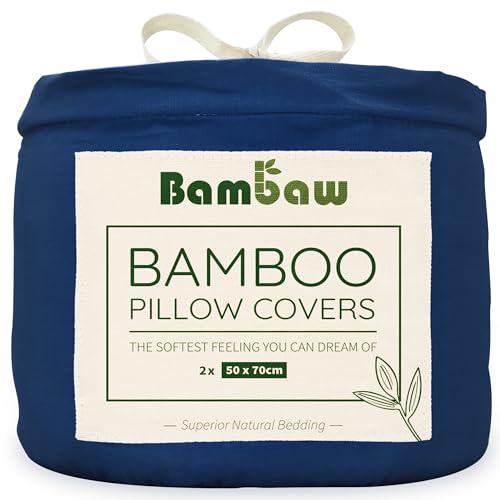 Conjunto de Capas para Almofadas BAMBAW Azul (50 x 70 cm) Bambaw - Fronhas e almofadas - conjunto, capas, almofadas, bambaw, azul