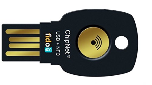 Leitor de smart card CHIPNET FIDO U2F (USB) ChipNet - Pen drives usb - smart card, usb 2.0, preto