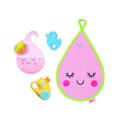 Conjunto de Banho para Bonecas ZAPF Baby Born Bath Accessory Set (Idade Mínima Recomendada: 3 anos) BABY born - Acessórios para bonecas e figuras de ação - fonte, esponja, sabão, escova